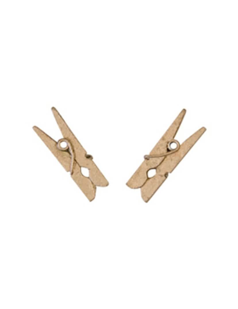 Mini-Holzwäscheklammern für Dekoration in Roségold