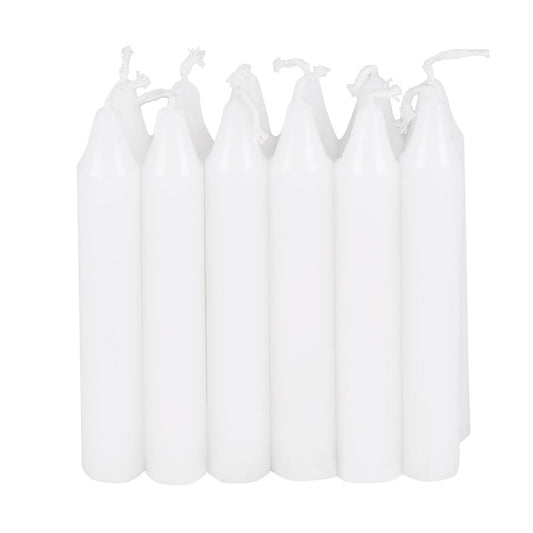 Gros plan du lot de 12 bougies pour lampions
