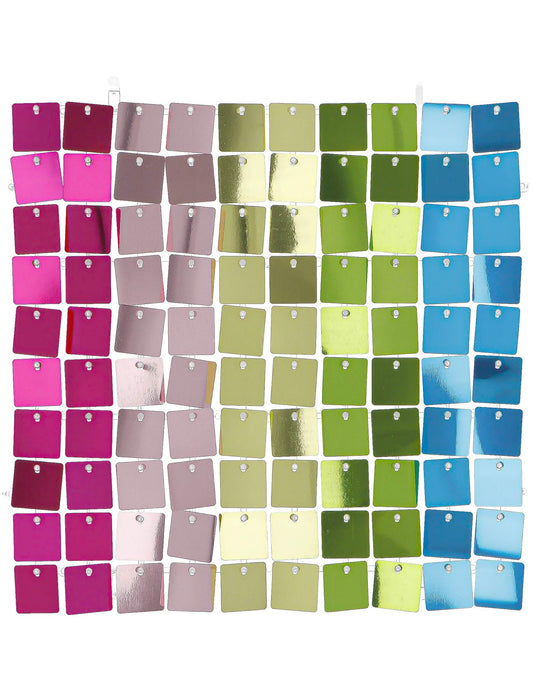 12 Bunte Hintergrund-Paneele f''r Fotowand 30x30 cm