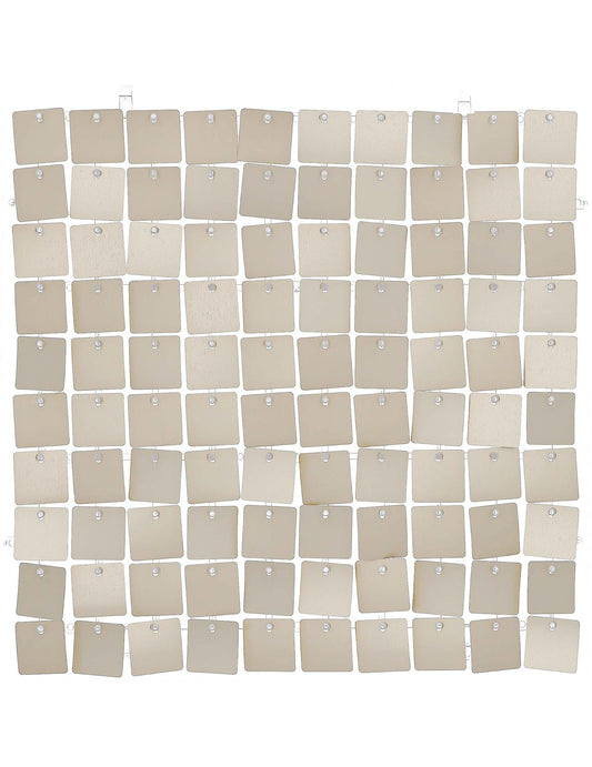 12 Wandpaneele für Hintergrund Mattgold 30 x 30 cm