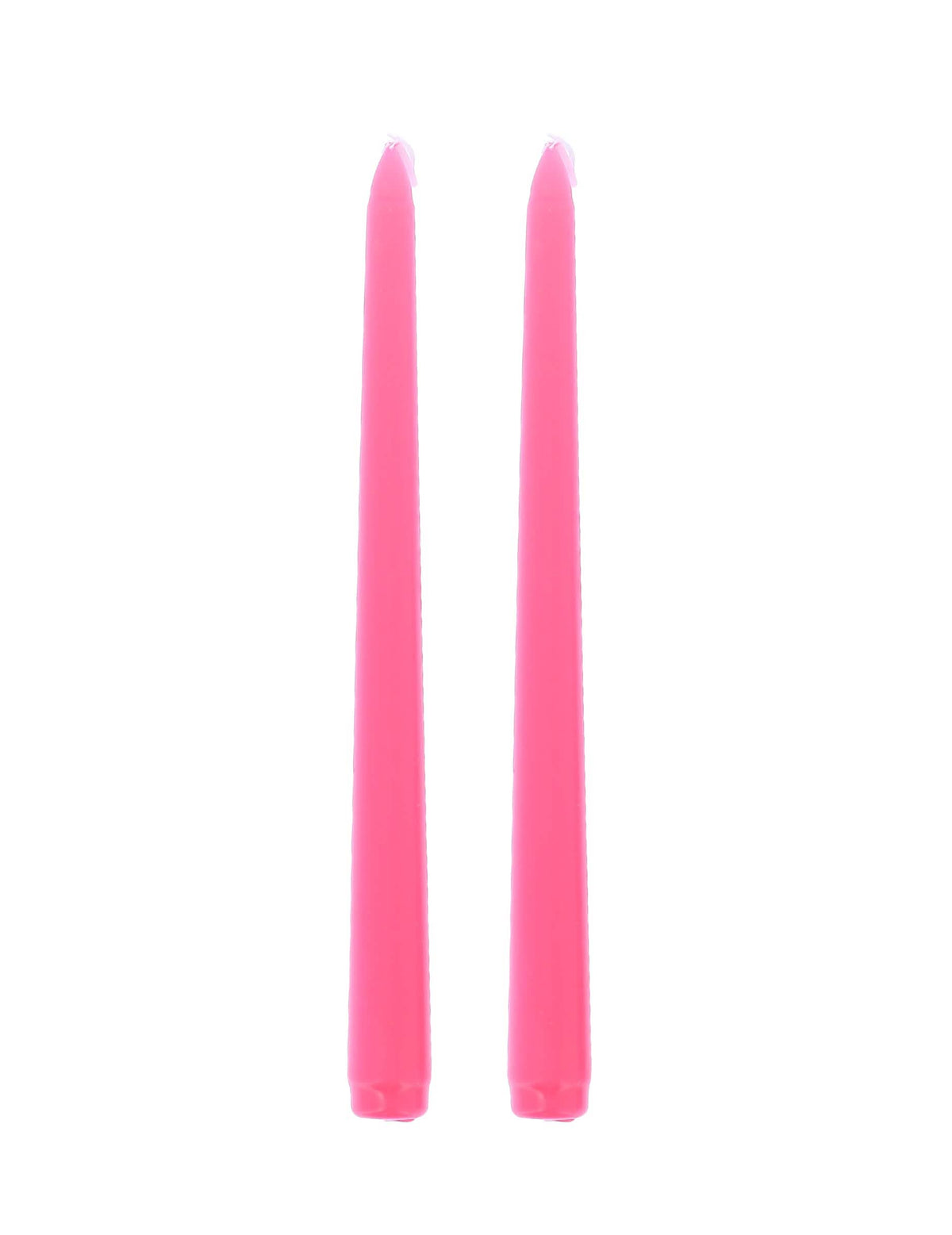 2 bougies chandelles rose