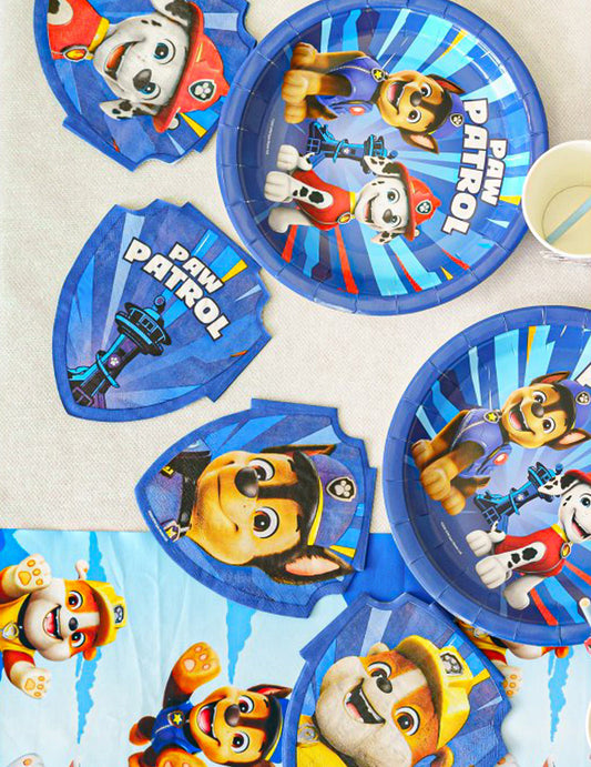 20 Blaue Paw Patrol™ Servietten 28cm x 32cm Papierservietten