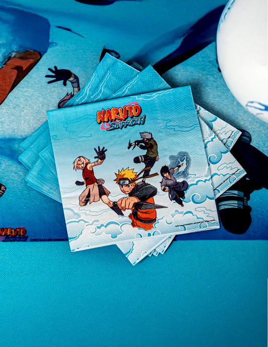 20 Stück Naruto Shippuden™ Servietten 33x33cm