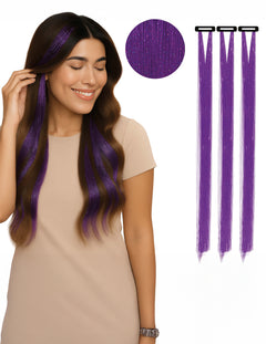 Accessoires violette für Haare