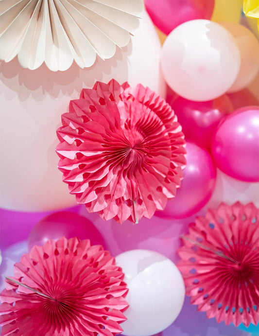 Détail des mini rosaces multicolores