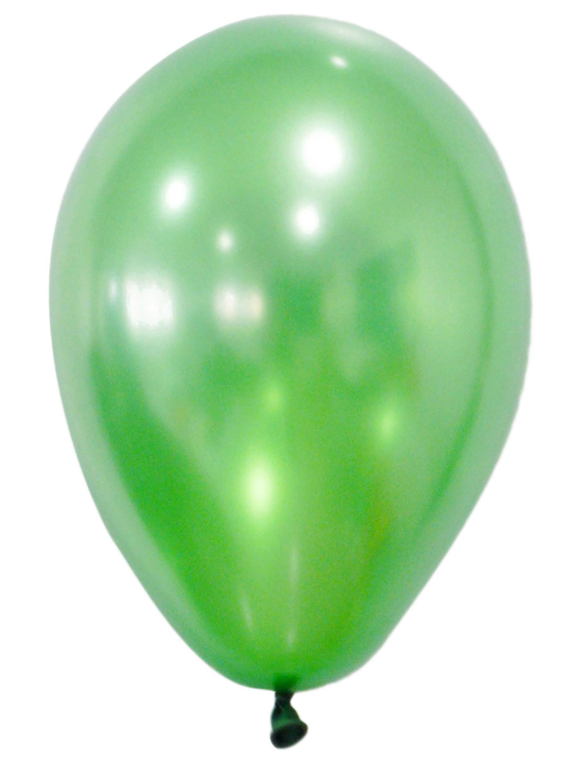 Ballon de baudruche vert métallisé pour fête