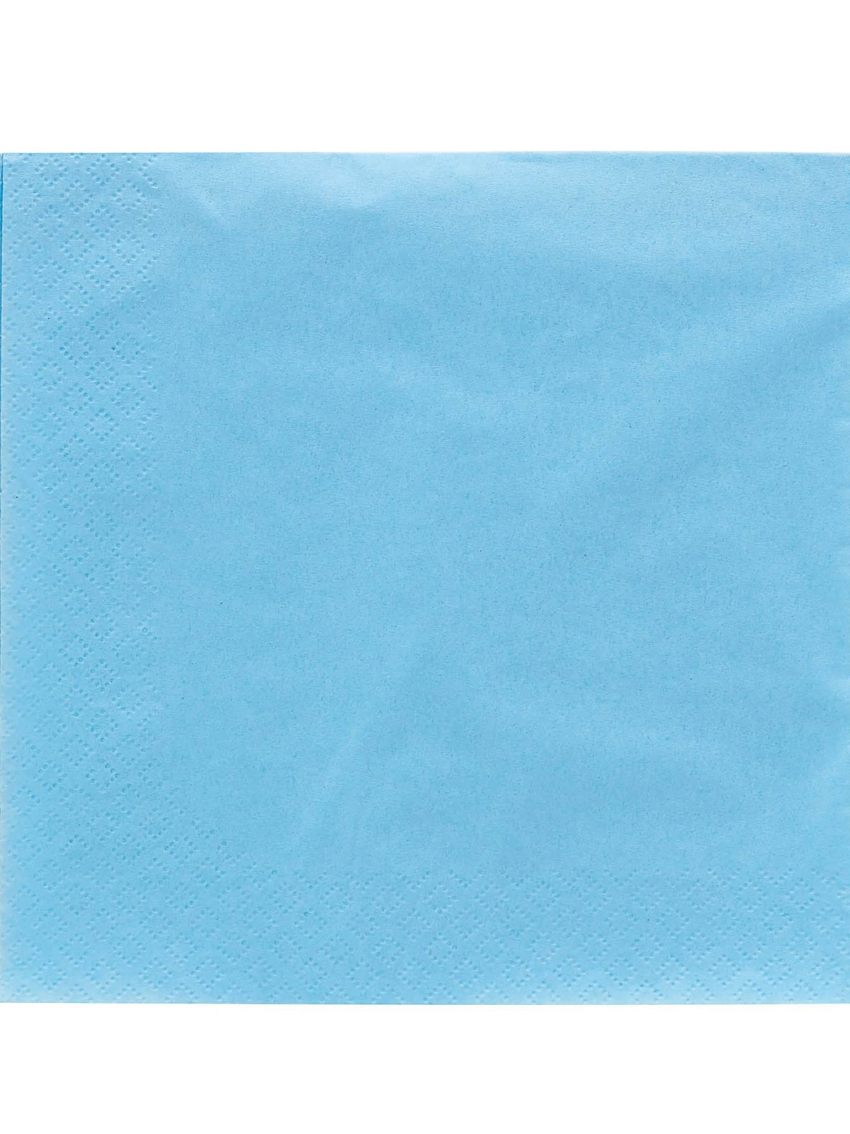 Serviettes en papier pour fête bleu ciel