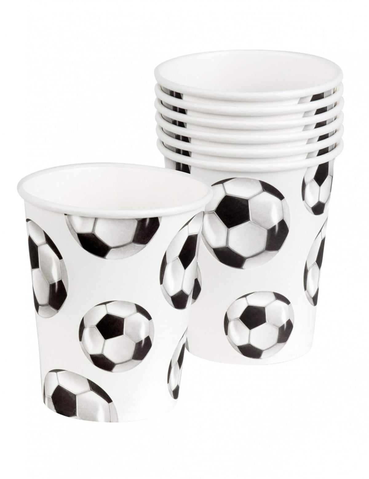 Empilement des gobelets en carton Foot party