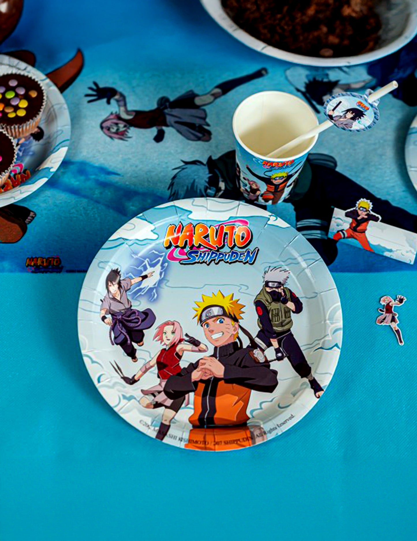 8 Teller 23 cm Karton Naruto Shippuden™