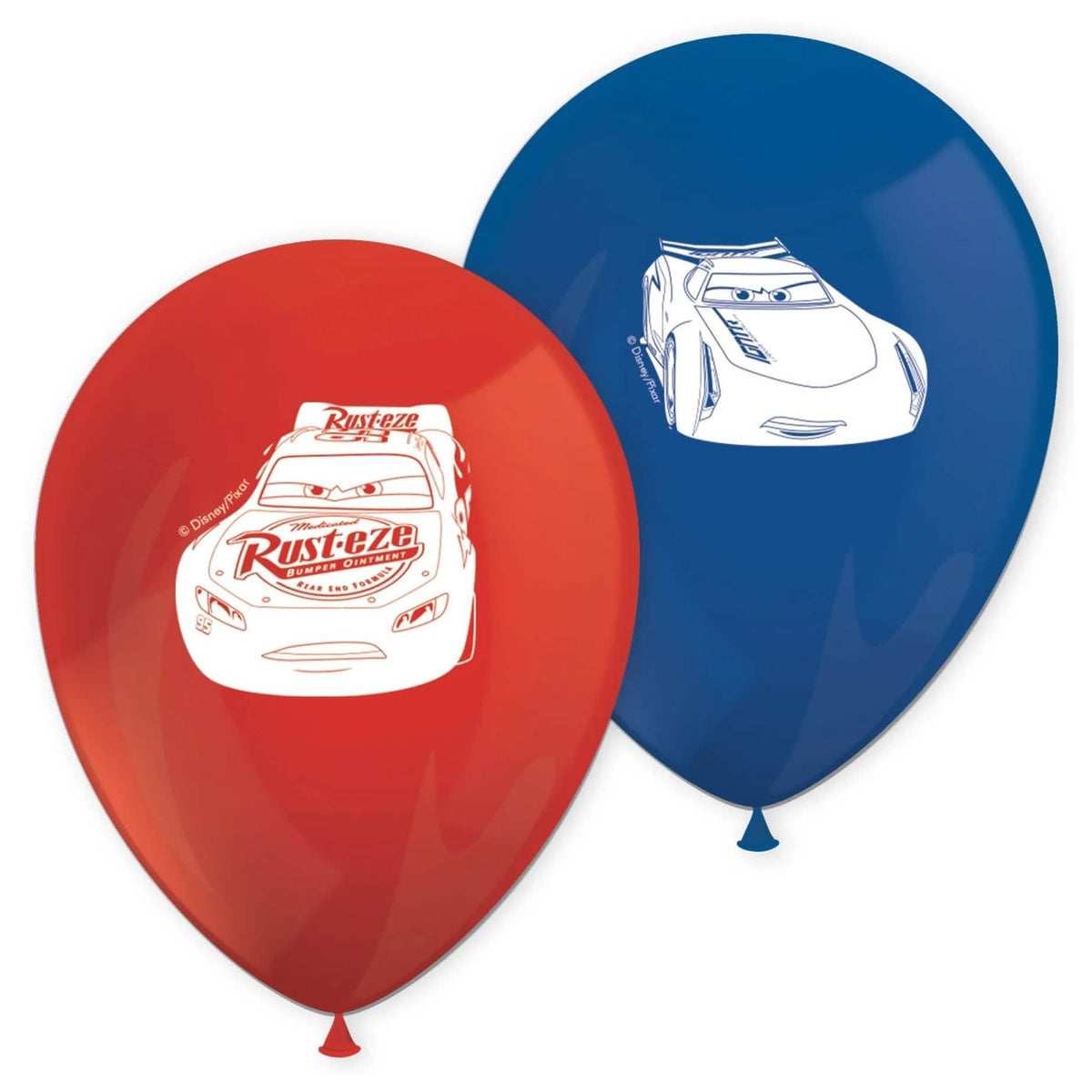 8 Latexballons Cars™