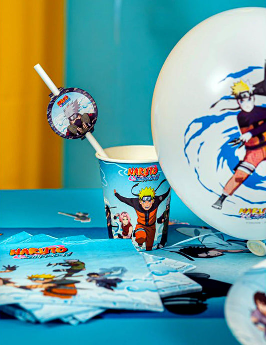 8 Naruto Shippuden™ Becher aus Pappe - 250 ml