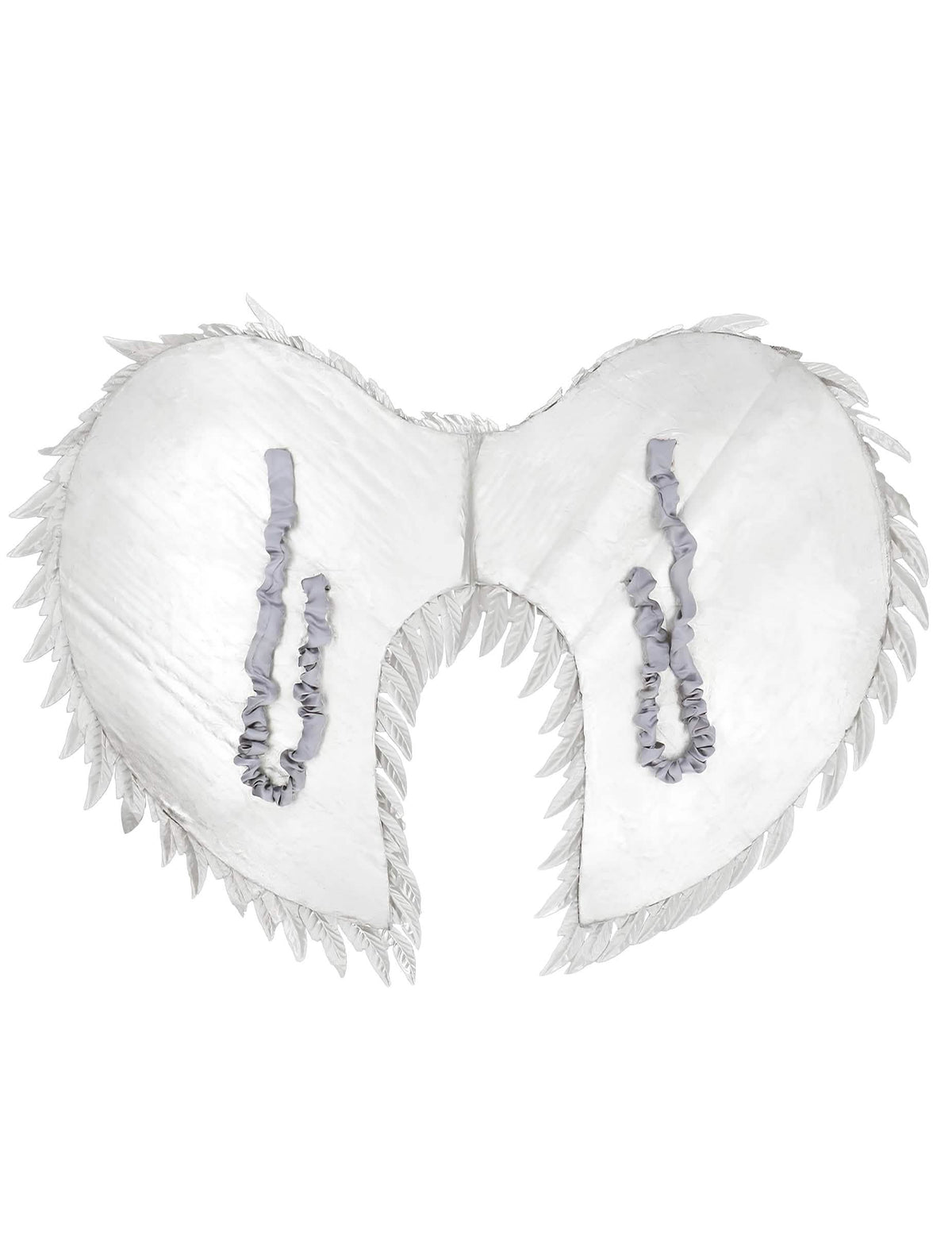 Détail des bretelles élastiques des ailes d'ange glamour