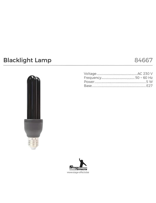 Caractéristiques techniques de l'ampoule lumière noire pour fête