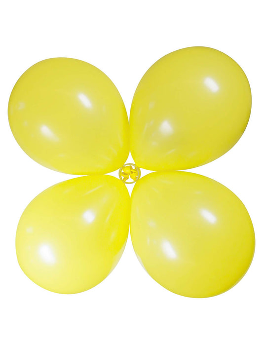 6 Ballon-Verschluss-Clips transparent