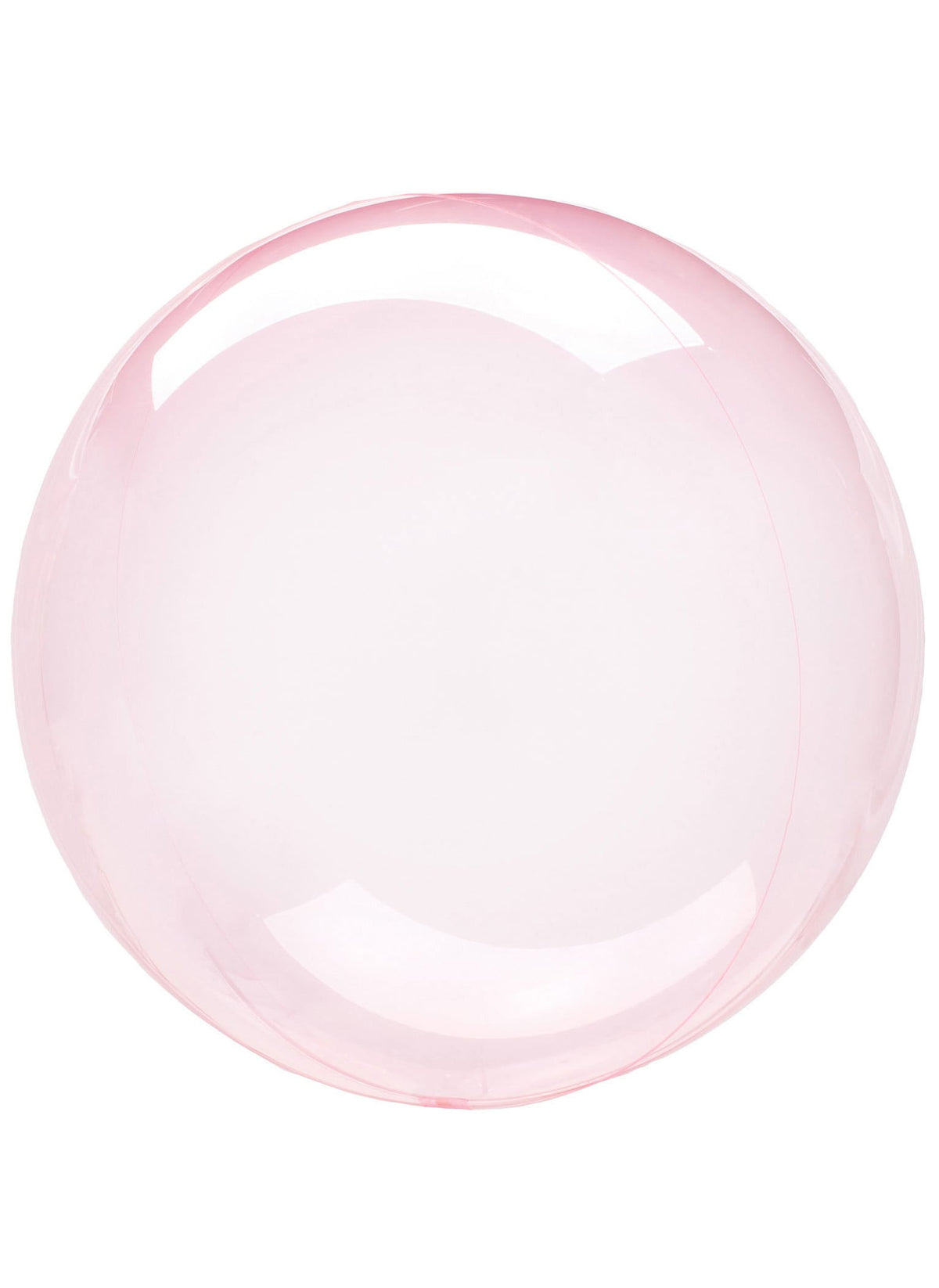 Ballon bulle cristal pour fête rose