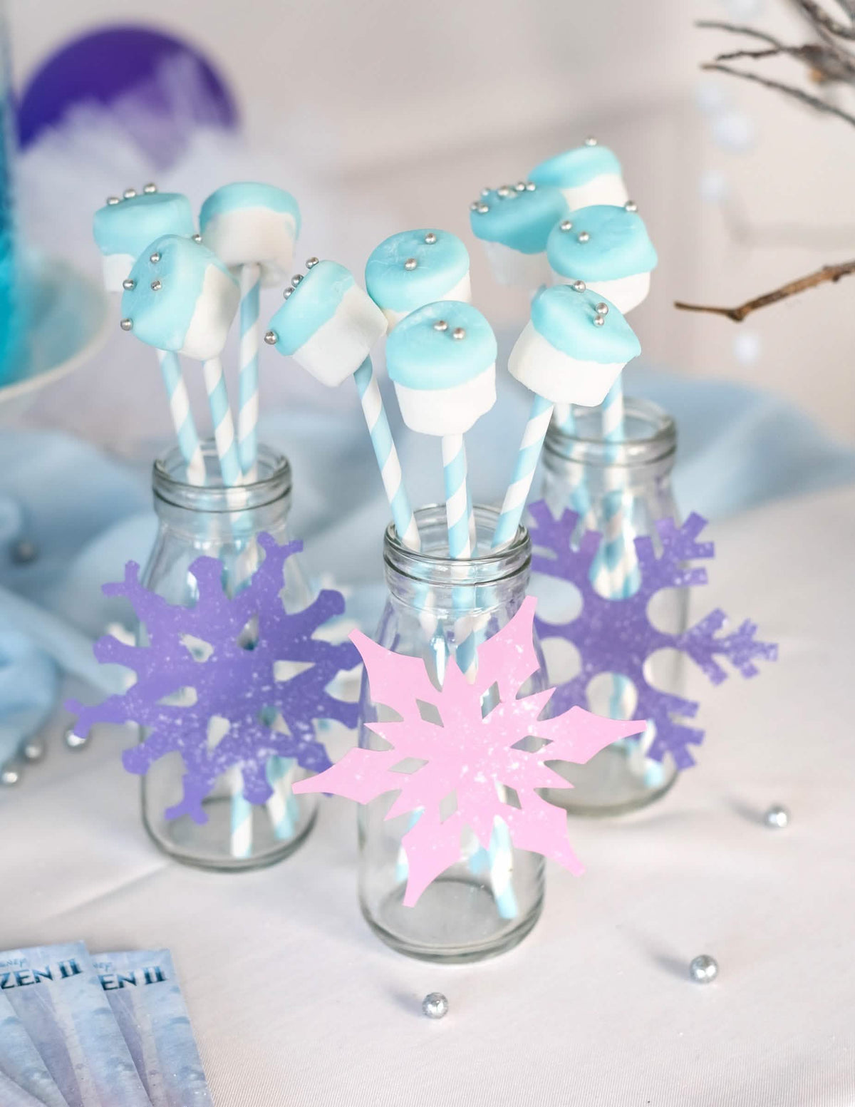 Flasche Candy Bar 14 cm aus Glas