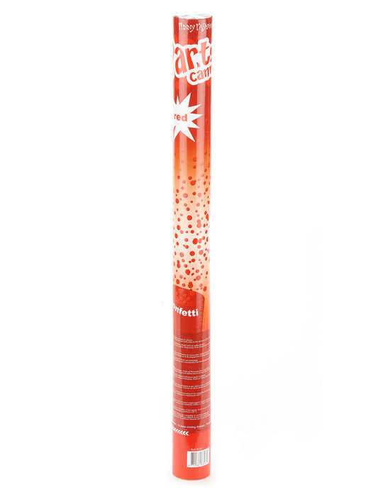 Vue d'ensemble du canon à confettis pour fête