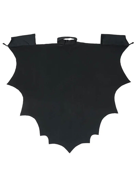 Vue à plat de la cape vampire chauve-souris pour enfant