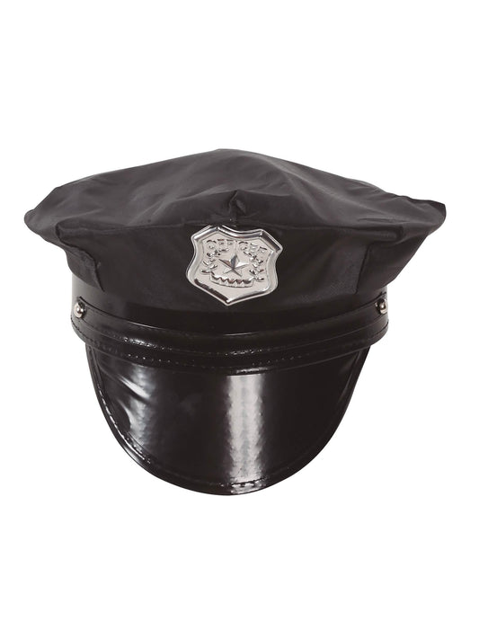 Vue de face de la casquette de policier pour enfant