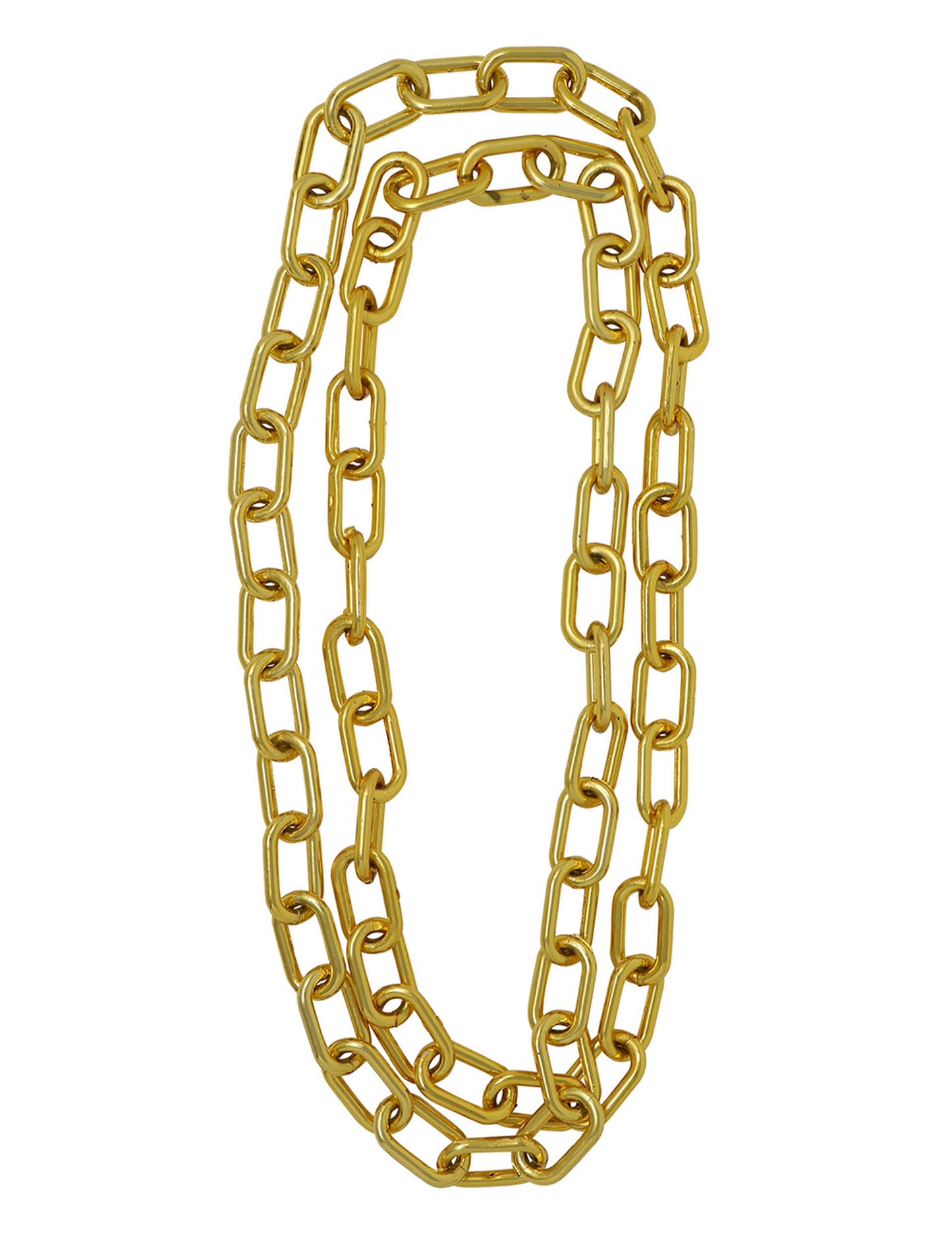 Vue de la longueur de la chaine grosse maille pour adulte