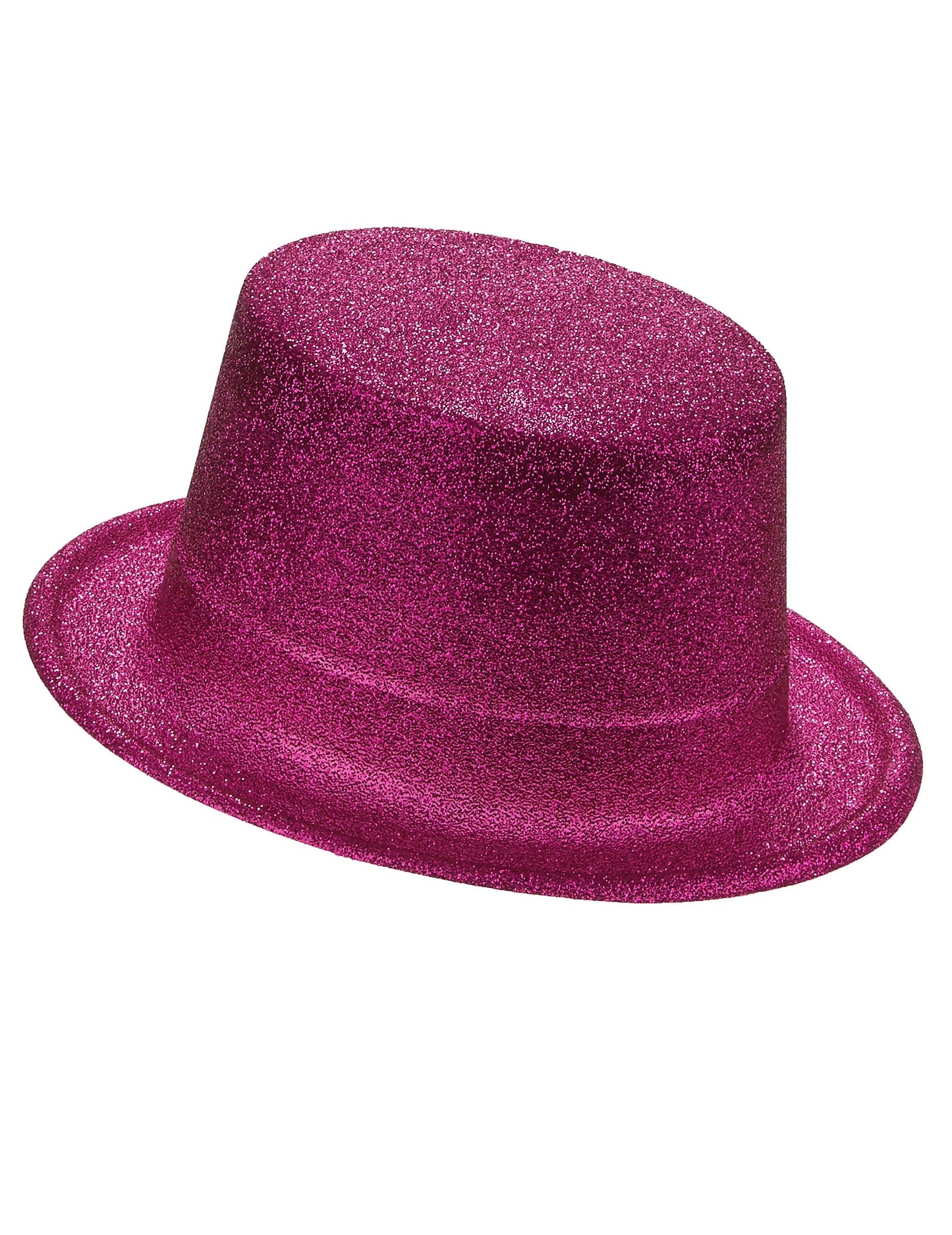 Glitzernder Party Zylinder für Erwachsene pink