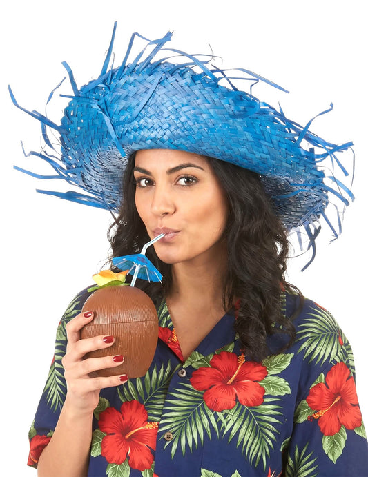 Blauer Hawaii Hut für Erwachsene
