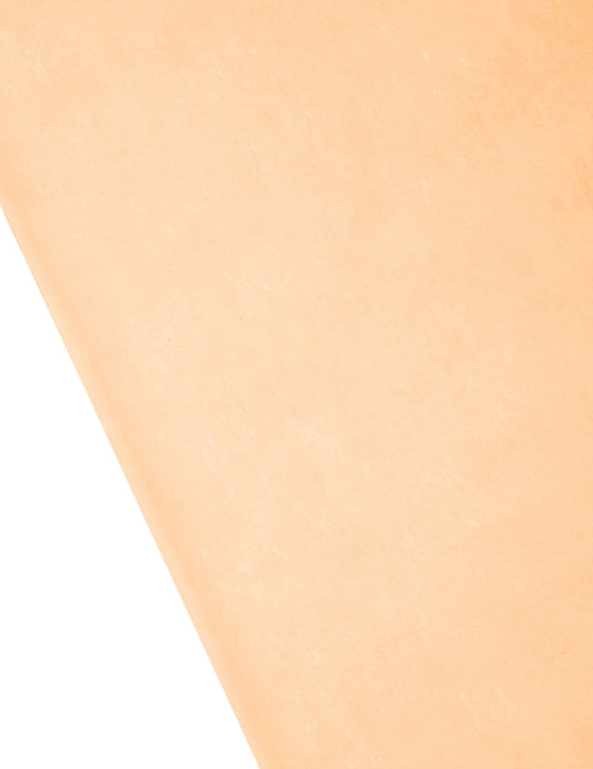 Gros plan sur la texture du chemin de table intissé orange