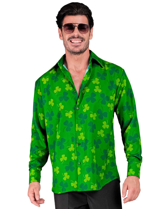 Kleeblatt Langarmshirt Herren St. Patrick's Day