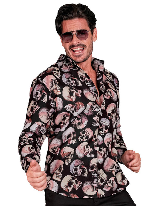 Herren Totenkopf Shirt