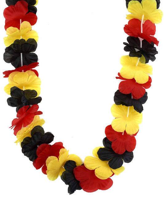 Deutschland Hawaiikette schwarz rot gold