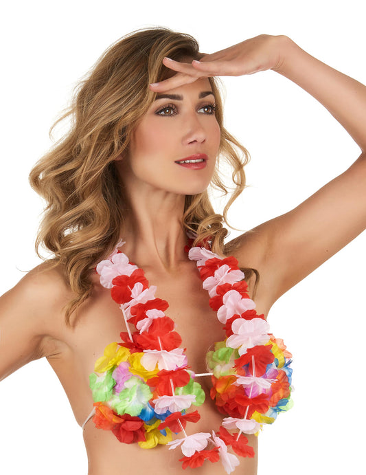 Vue portée du collier Hawaï
