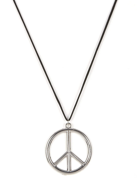 Hippie-Kette aus Metall für Erwachsene
