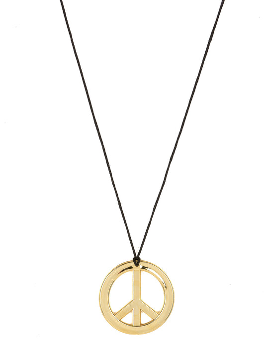 Hippie-Halskette Metall für Erwachsene