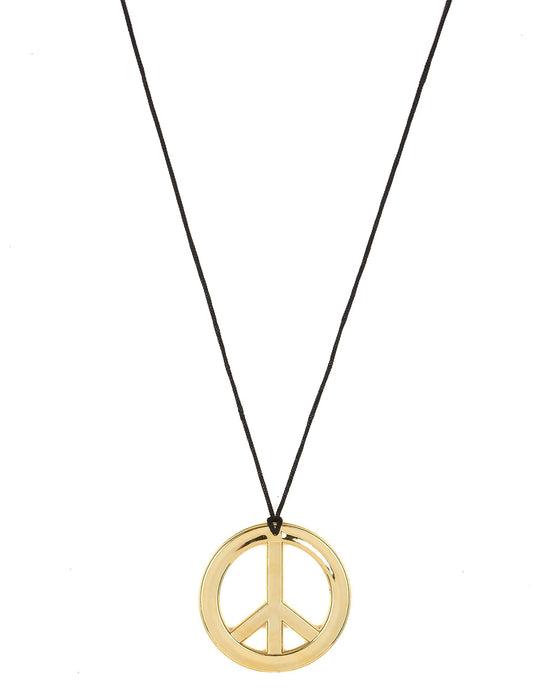 Hippie-Halskette Metall für Erwachsene