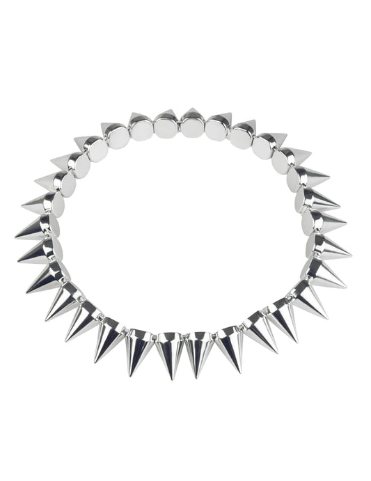 Vue de face du collier punk pour adulte
