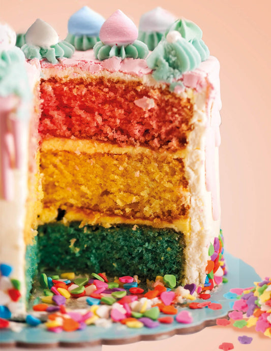 Bunte Stern-Zuckerkonfetti 100 g für Kuchen