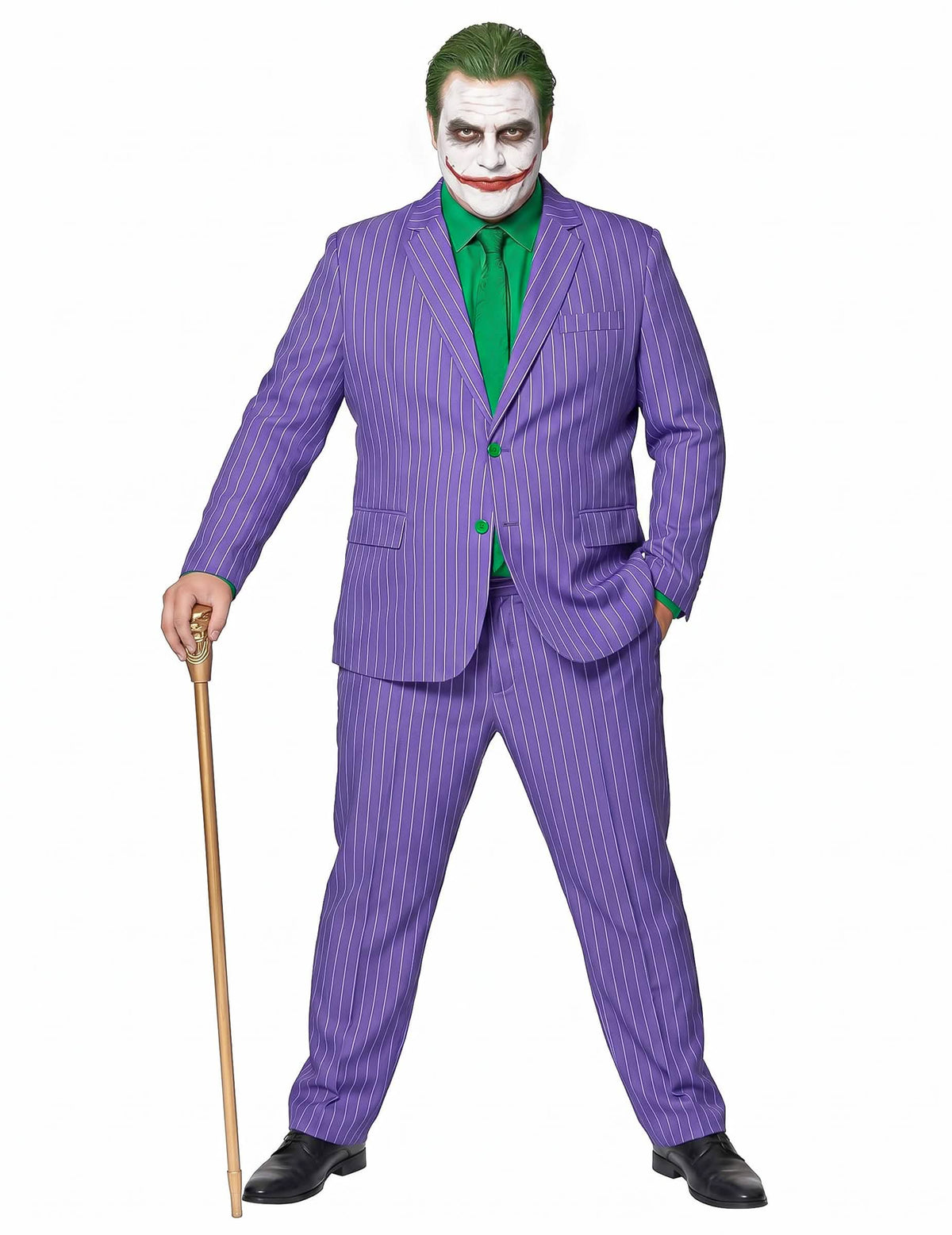Mr. Joker™ Herrenkostüm Suitmeister Bösewicht lila-grün