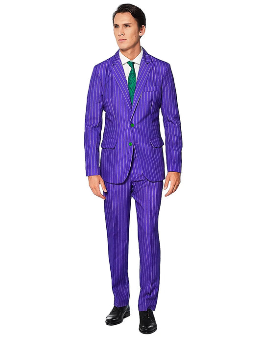 Mr. Joker™ Herrenkostüm Suitmeister Bösewicht lila-grün