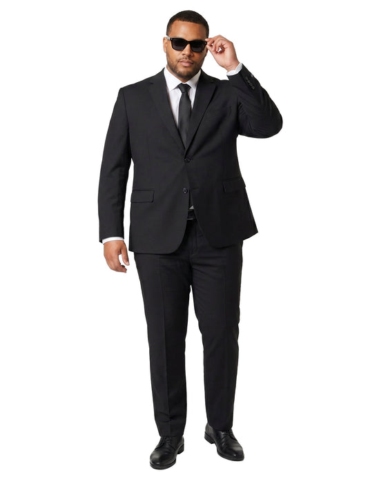 Mr. Black-Solid-Suitmeister™ Herrenanzug schwarz