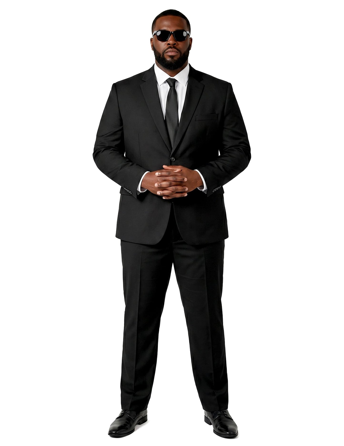 Mr. Black-Solid-Suitmeister™ Herrenanzug schwarz