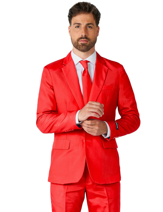 Roter Herrenanzug Mr. Solid Suitmeister™