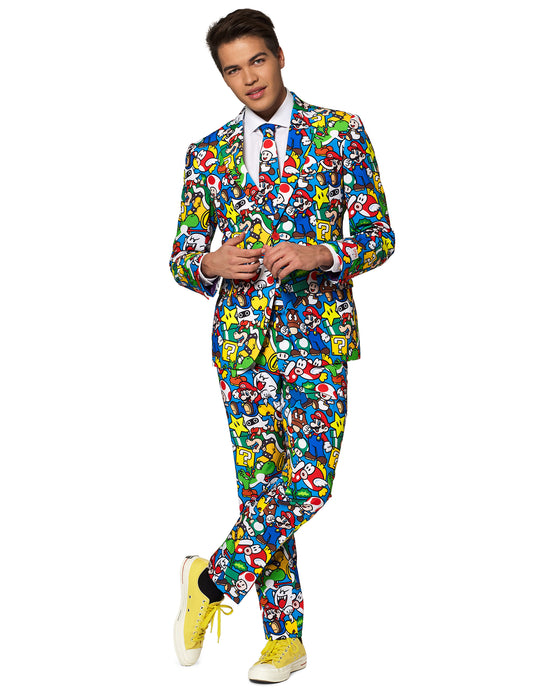 Super Mario™-Opposuits Herrenanzug bunt
