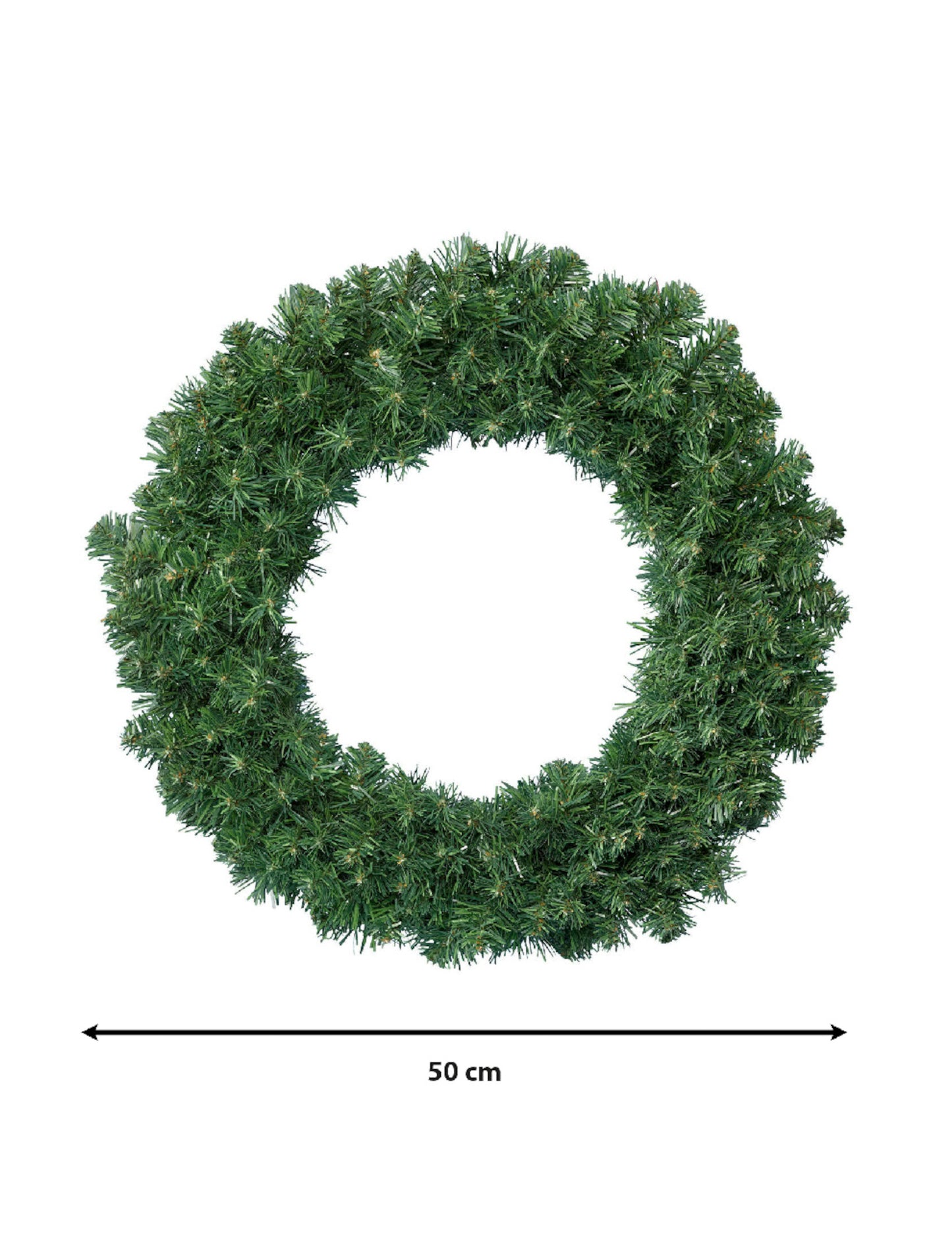 Dimensions de la Couronne de Noël sapin