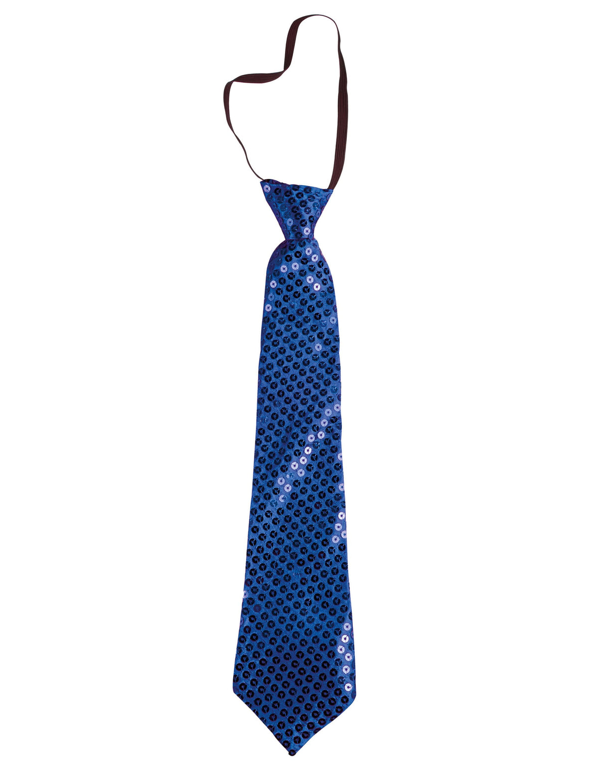 Blau glitzernde Krawatte