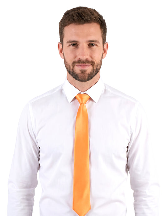 Neonorange Krawatte