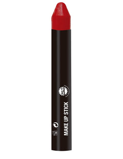 Rotes Make-up für Karneval