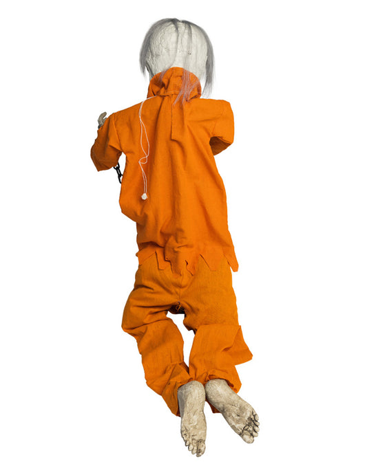 Halloween Deko-Figur Sträfling animiert 100 cm