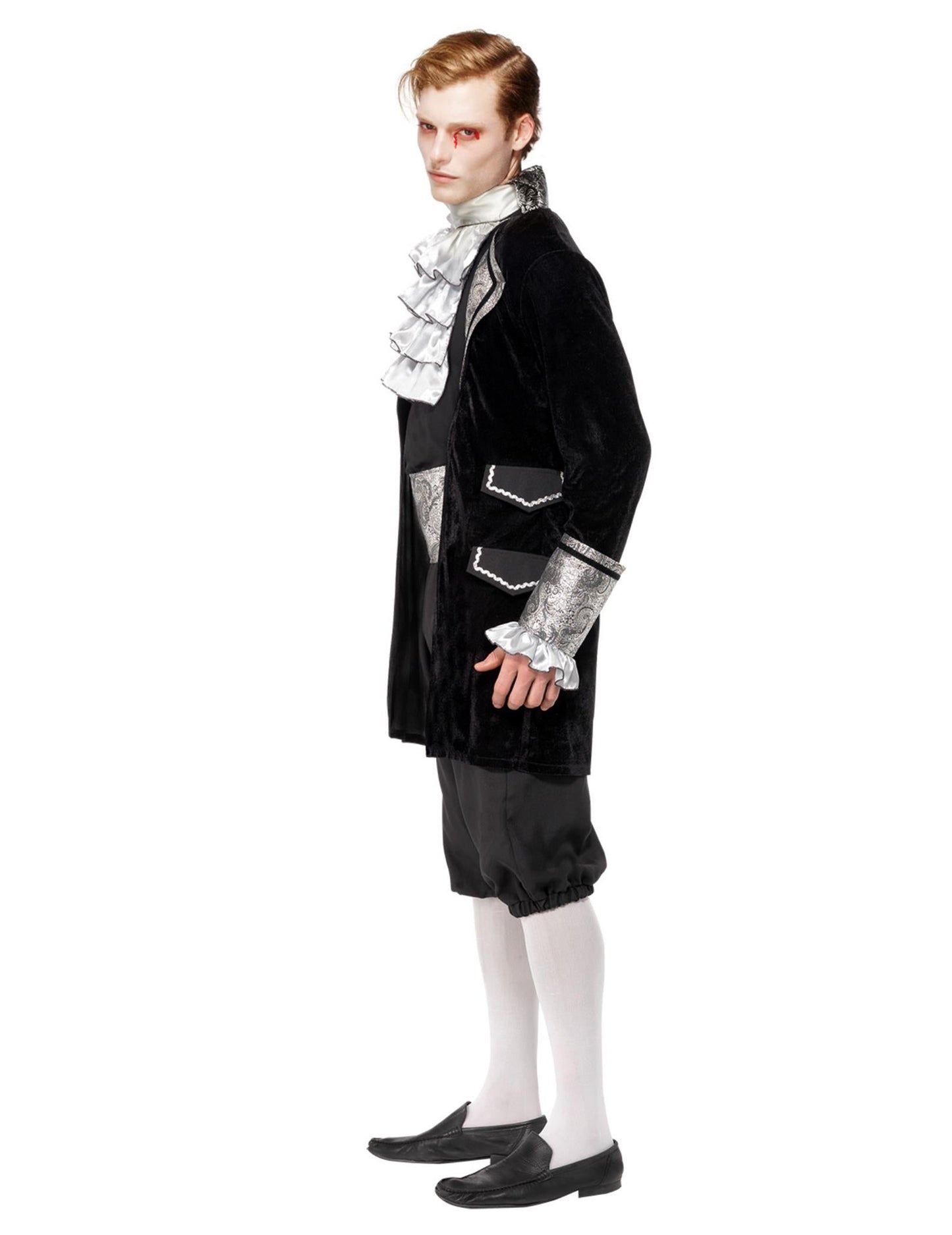 Vue de profil du déguisement baroque pour homme