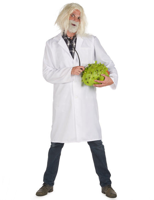 Doktor-Kittel Arzt-Kostüm für Herren Halloween weiss