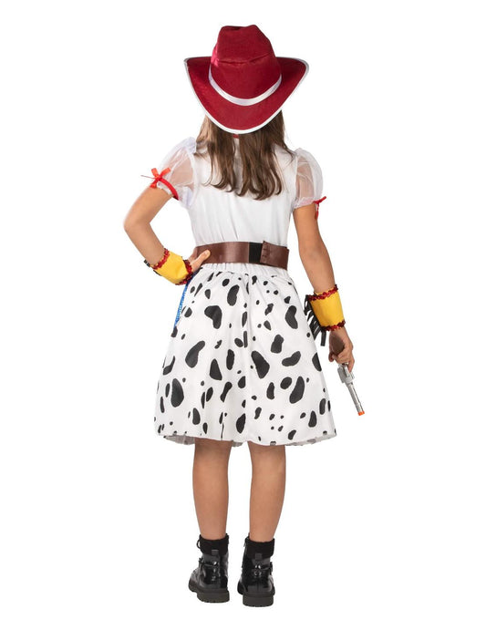 Rückansicht des Cartoon-Cowgirl-Kostüms für Mädchen